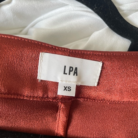 LPA | Revolve Wrap Dress in Cherry Brown - Picture 6 of 6